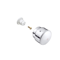 Hansgrohe Griff fuer Mondial Warmwasserseite weiss gold optik 15292490