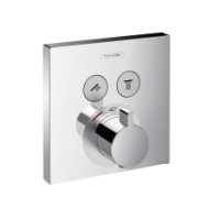 Hansgrohe Thermostat Unterputz ShowerSelect Fertigset 2 Verbraucher chrom 15763000