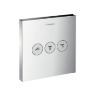 Hansgrohe Absperrventil Unterputz ShowerSelect Fertigset 3 Verbraucher chrom 15764000