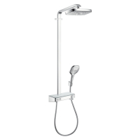 Hansgrohe Showerpipe Raindance Select chrom mit ShowerTablet KB Raindance E Air 2jet 300 27126000