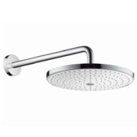 Hansgrohe Kopfbrause Raindance Select S 300 2jet 300mm Brausearm 390mm weiss chrom 27378400