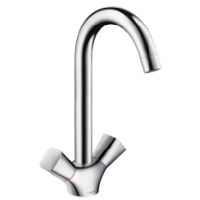 Hansgrohe Zweigriff Spltischarmatur Logis chrom 71280000