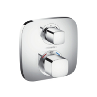 Hansgrohe Thermostat Unterputz Ecostat E Fertigset 2 Verbraucher chrom 15708000
