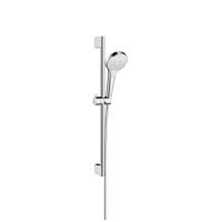 Hansgrohe Brausenset Croma Select S Multi EcoSmart/U\'Crometta 650mm weiss/chrom 26561400