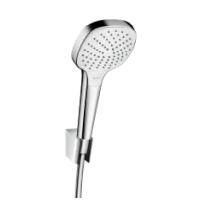 Hansgrohe Brausenset Croma Select E Vario/ Porter weiss/chrom Brauseschlauch 1250mm 26425400