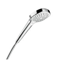 Hansgrohe Croma Select E Multi hand shower white/chrome 26810400