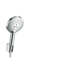 Hansgrohe Brausenset Raindance Select S 120 Porter\'S chrom mit 1250mm Brauseschlauch 26701000