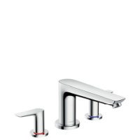 Hansgrohe 3-Loch Wannenarmatur Talis E F-Set chrom f.Wannenrandmontage 71747000