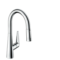 Hansgrohe Spltischmischer Talis S 200 chrom mit Ausziehbrause 72813000