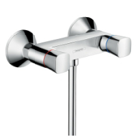 Hansgrohe Zweigriff Brausenarmatur Aufputz Logis chrom 71263000