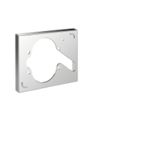 Hansgrohe Verlngerungsrosette fr ShowerSelect FixFit chrome 13601000