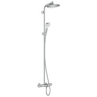 Hansgrohe Showerpipe Crometta S 240 fr Wanne chrom mit Thermostat 27320000