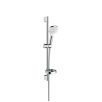 Hansgrohe Brausenset Crometta Vario/Unica 650mm weiss/chrom mit Cassetta 26553400