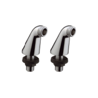 Hansgrohe Montageset Wannenmischer Aufputz chrom fuer Wannenrandmontage 14920000