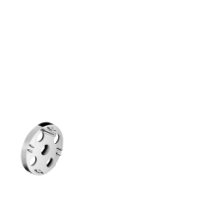 Hansgrohe Tile-matching disc Unica S 900mm grey 96184000