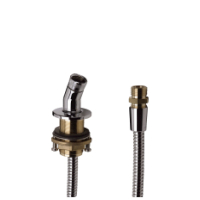 Hansgrohe Brausehalter mit Schlauch 2000mm chrom fuer Wannenrand 28307000