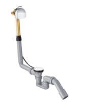 Hansgrohe Complete set with Exafill Plus Bath filler finish set and waste and overflow set f standard bath 58123000