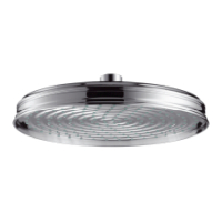 Hansgrohe Kopfbrause Axor Carlton 240mm chrom 28474000