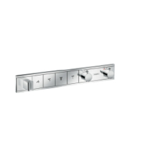 Hansgrohe Thermostat Unterputz RainSelect Fertigset 4 Verbraucher chrom 15357000
