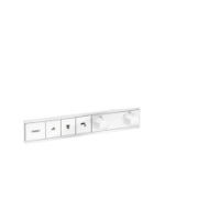 Hansgrohe Thermostat Unterputz RainSelect Fertigset 3 Verbraucher mattweiss 15381700