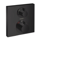 Hansgrohe Thermostat Unterputz Ecostat Square Fertigset 2 Verbraucher mattschwarz 15714670