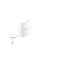 Hansgrohe Ein-, Ab- und berlaufgarnitur Exafill S Fertigset mattweiss 58117700
