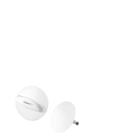 Hansgrohe Ab-u.berlaufgarnitur Flexaplus F-Set (Griff u.Stopfen) mattweiss 58185700