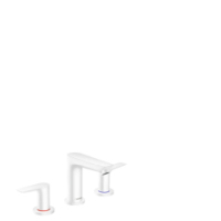 Hansgrohe 3-Loch Waschtischarmatur Talis E mattweiss 71733700