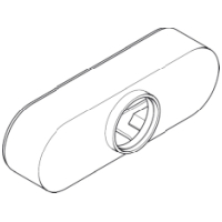 Hansgrohe Wannen- und Brausemischer Aufputz Axor Abdeckhaube gelb 13983480
