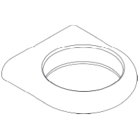 Hansgrohe Abdeckung Axor Logo fuer Halteelement chrom 96110000