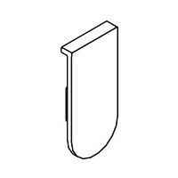 Hansgrohe Atoll Blende fuer 2-Arm Handtuchhalter 40291000