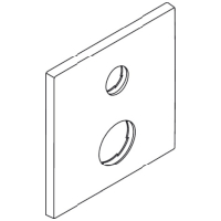 Hansgrohe Escutcheon Axor Starck X Bath mixer chrome 97924000