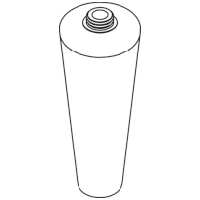 Hansgrohe Glass for lotion dispenser Axor Terrano 41929000