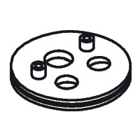 Hansgrohe Adapter M3 Wannen-/Brausenmischer AP 97773000
