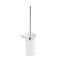 Hewi WC-Brstengarnitur Sys 800 chrom, Kunststoff wei 800.20.10041 8002010041