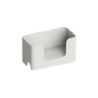 Hewi Ablagebox auf Hewi Stangensystem, LifeSystem, matt lichtgrau 802.03B200 97 80203B20097