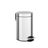 Hewi Abfallbehlter, 3 l, Soft Close Edelstahl hochglanzpoliert 950.05.30540 9500530540