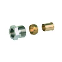 Resideo Honeywell Verschraubung FIG Cu-, Weichstahlrohr, G 1/2 IG, 15mm FIG1/2CSS15