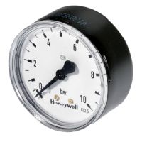 Resideo Honeywell Pressure gauge with housing diameter 63 mm, rear connection thread G 1/4, range 0 - 10 bar f Pressure reducing valve with balanced seat and set point scale, standard pattern M07M 0 10 bar M07M-A10 M07M-A10