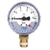 Resideo Honeywell Pressure gauge (0-10bar) f PrimusCenter DWC7000 M70AF outlet, 0-10bar, f Primuscenter DWC M70AF-A10MR