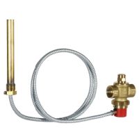 Resideo Honeywell Therm Ablaufsicherung TS131-ZA Messing 50 GradC, 1300mm, 3/4  Zoll, ZA50 TS131-3/4ZA50