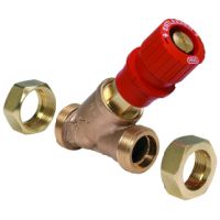Resideo Honeywell Strangabsperrventil Kombi-3-Plus Rotguss AG DN 10 V5000X0010  V5000X0010