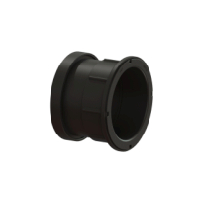 Kessel Zulaufstutzen DN 100 KE39100 ABS, mit Dichtung und Gewindering 39100