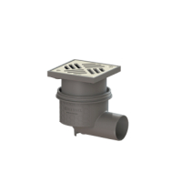 Kessel Ablauf Practicus KE45170.11 DN70 seitl., Rost Edelstahl  138x138 45170.11