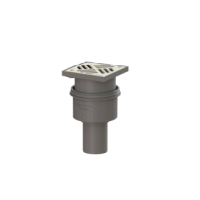 Kessel Ablauf Practicus KE45270.11 DN70 senkr., Rost Edelstahl  138x138 45270.11