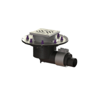 Kessel Ablauf Ecoguss KE48758.63 DN50 seitl. Pressfl., Rost KESSEL 48758.63