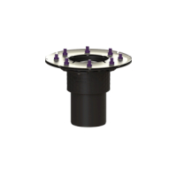 Kessel Grundkoerper Ecoguss KE48811 DN100 senkr, mit Pressdichtungsfl. 48811