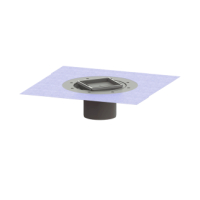 Kessel Duennbettaufsatz KE48906 mit befliesbare Abdeckung, 110x110 48906