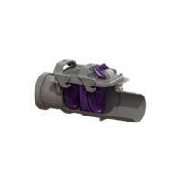 Kessel Rueckstauverschluss KE73070 Staufix DN70 aus Kunststoff 73070