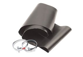 Maico Flexible cuff with 2 tensioning straps for sound and vibration damped assembly of duct fans, plastic, DN 600 EL 60 0092.0093